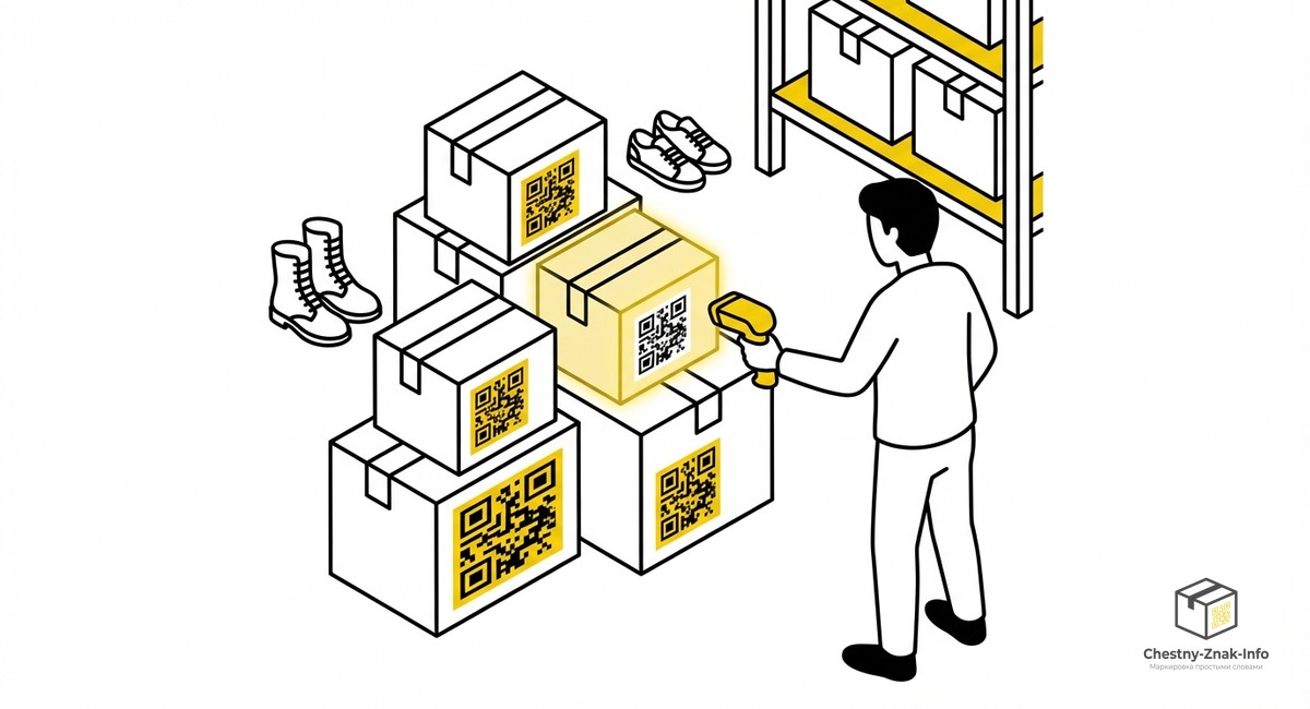 Маркировка обуви в Честном Знаке
