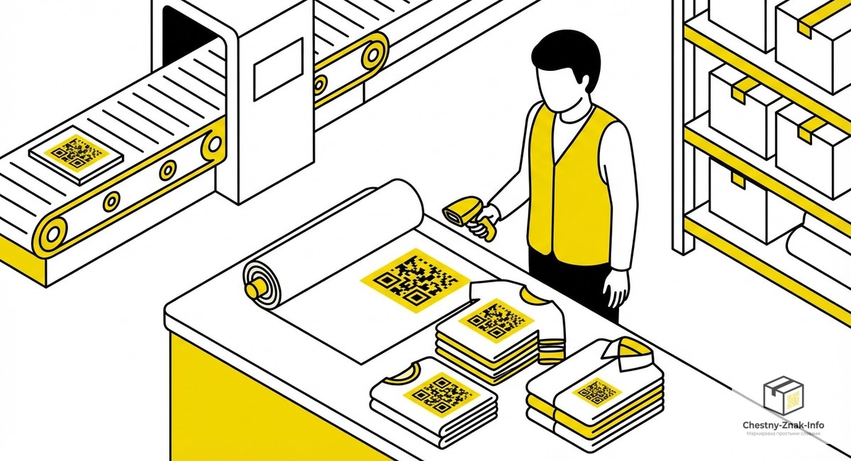 Маркировка одежды и текстиля в 2025