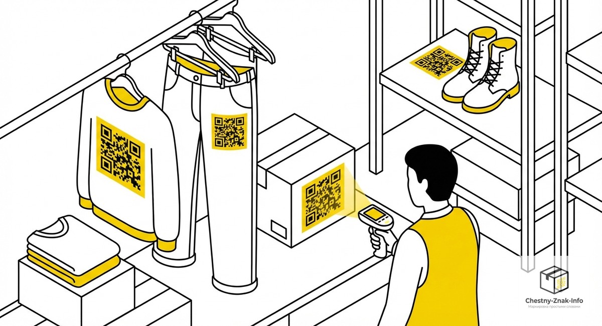 Маркировка товаров легкой промышленности